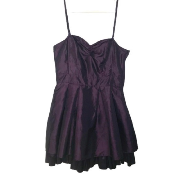 Purple Taffeta Party dress - Picture 1 of 7